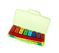 JISADER Kids Xylophone 8 Note Glockenspiel Xylophone with 2 Mallets Percussion Xylophone Musical Toy Bell Band Preschool Kids, 15R
