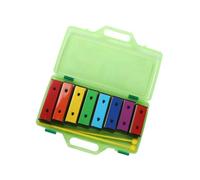 JISADER Kids Xylophone 8 Note Glockenspiel Xylophone with 2 Mallets Percussion Xylophone Musical Toy Bell Band Preschool Kids, 15