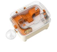 JISADER Large Hamster Cage Villa for Hamsters, Rectangular Bin with Modern Style Accessories, Detachable Indoor Habitat for Little Friends, Modern