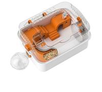 JISADER Large Hamster Cage Villa for Hamsters, Rectangular Bin with Modern Style Accessories, Detachable Indoor Habitat for Little Friends, Modern