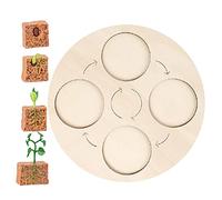 JISADER Life Growth Cycle Board Early #Educational for Preschool Kids, Plant