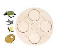 JISADER Life Growth Cycle Board Early #Educational for Preschool Kids, Tortoise
