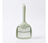 JISADER Litter Sifter and Cat Sifting Accessory, Flat Slatted Sand Sifter with Hanging Hole, Large Size Litter Sifter for Multi-Cat Household Maintenance, powdered green tea