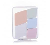 JISADER Makeup Sponge Set for Foundation, Soft Foam Makeup s with Storage Cases, 5 Rhombus Sponges