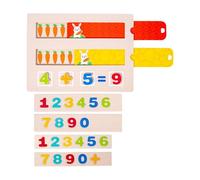 JISADER Math Number Counting Toy Brain Development Homeschooling Early Education Addition And Subtraction for Boys