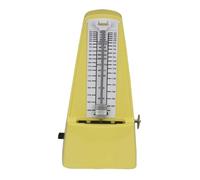 JISADER Mechanical Metronome Loud Sound Multifunctional Portable Professional Track Tempo and Beat for Violin Ukulele Erhu Instrument, Yellow