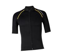 JISADER Men's Front Zip Wetsuit Top for Water Sports, 1.5mm Neoprene Jacket, XXL