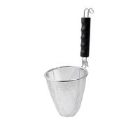 JISADER Mesh Pasta Basket Stainless Steel Lining Pasta Freak Pasta Cooker for Pasta, Multi, Triangular cone