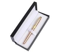 JISADER Metal Pen Gift Set with Rose Gold Ballpoint, Business Gift Box for Corporate Occasions, Black Ink Refill, Rose Gold, Modern Minimalist, 041 Gift Box