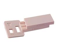 JISADER Mini Miniature Flower Pot with Measurement Marks, Beginner-Friendly Shaping Tool, Beige