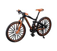 JISADER Mini Mogger Bike Model 1/10 3D Vehicle Model Boy Toy Desk DIY Craft Collection, Orange, 17.5cm