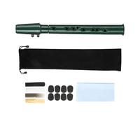 JISADER Mini Saxophone Set with Carring Bag Simple Saxophone Woodwind Instrument for Beginner, Dark Green