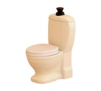 JISADER Miniature Toilet Dollhouse Accessory 1/12 Decorative Model Collection