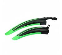 JISADER Mudguard Universal Mount Mountain Bike Guard Flexible Impact Resistant Front Rear Complete Kit Suitable for Outdoor, Green