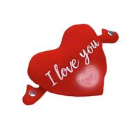 JISADER Musical Toy, Interactive Toy, Decoration for Valentine's Day, Cute Heart-shaped Toy, Red