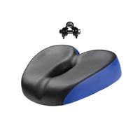 JISADER No Nose Soft Bike Seat, Ergonomic Comfort Cycle Saddle, Shockproof Bike Seat Cushion Universal Bicycle Seat for Men & Women - Exercise, Road, and Stationary Bikes