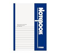 JISADER Notebook with, Glue Bound Minimalist Notebook for Students and Note-, for Office, A4 (100 Sheets)
