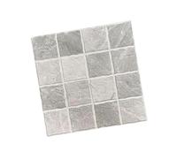 JISADER Outdoor Patio Floor Tiles 400x400mm, Stone Pattern Slip-Resistant Garden Decking