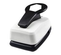 JISADER Paper Punch Shape Scrapbook Paper Puncher Hole Punch Shape Punching Machine for Crafting, Hexagon