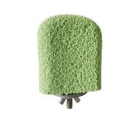 JISADER Parrot Perch Flat Surface Grinding Stone, Washable Resin Bird Cage Accessories, Parrot Stand for Beak Grinding and Pet Bird Nail Care Supplies, Ice Cream Perch, Small