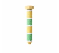JISADER Parrot Perch for Cage Sanded Surface for Claw Care Nail Grinding Budgie Perch Stand Bird Cage Toy, Yellow Green