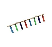 JISADER Parrot Stand Window and Shower Perch Toy,Platform Animals Beak Grinding Ladder,Playstand, for Budgie,Parakeet, Cockatiel, 8 tier