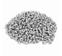 JISADER Phillips Round Head Carbon Steel Machine Screws for Precision Assembly and DIY Projects, M10*30