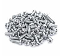 JISADER Phillips Round Head Carbon Steel Machine Screws for Precision Assembly and DIY Projects, M10*20