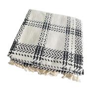 JISADER Piano Cover Dustproof Practical Durability Stylish Washable Decorative Piano Accessories, Black White Half