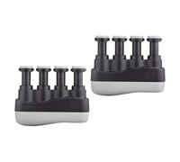 JISADER Piano Guitar Finger Strength Training Tool Hand Grip Training Tool Forearm Grips Exerciser for Adults, adults black