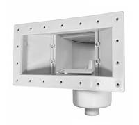 JISADER Pool Skimmer Automatic Waste Collector Surface Cleaner Wall Mount Large Basket Suitable for Club Pools Leisure Swimming Facilities, A9002bx