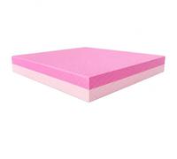 JISADER Portable, Thickened TPE Wobble Cushion for Stability Training, Non Mat for Home Gym Exercise, blush roseate, rose, 50 * 40 * 6cm