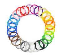 JISADER Printer Filament Sample Pack for Testing Materials, Printing Filament for Prototyping, Test Filament for Engineers, Set for Hobbyists, Filament Sample