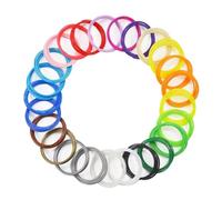 JISADER Printer Filament Sample Pack for Testing Materials, Printing Filament for Prototyping, Test Filament for Engineers, Set for Hobbyists, PLA Filament Sample