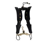 JISADER PU Leather Sax Neck Strap Harness Adjustable Professional for Saxophone