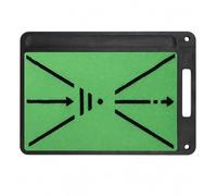JISADER Putting Hitting Mat, 44x31x1.3cm Portable Swing with Flocked Surface, Indoor & Outdoor Home
