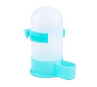 JISADER Quail Feeder Waterer Set Feeder with 12 Holes, Translucent Blue & Teal, Tidy Hygienic Less Waste for Smallholder Backyard Quail