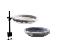 JISADER Raised Cat Bed on Desk with Washable Cover to Keep Workplace Tidy, Table Mounted, Small Pet Nest,