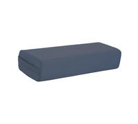 JISADER Rectangular Meditation Pillow with Carrying Handle for Restorative Use, Dark blue