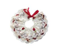 JISADER Reflective Cat Collars Quick Release, Floral Princess Puppy Collars with Breakaway Clasp, Comfortable Wear Pet Accessories