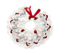 JISADER Reflective Cat Collars Quick Release, Floral Princess Puppy Collars with Breakaway Clasp, Comfortable Wear Pet Accessories