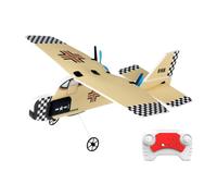 JISADER Remote Control Airplane RC Plane Portable,Outdoor Sports Flying Toy,Fixed Wing Aircraft for Age 8-12 Adults Birthday Gifts, Beige