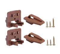 JISADER Replacement Drawer Slides, Guide Rails, Furniture Accessories, Installation Accessories for Bedside Table Drawers and Cabinets, 2PC