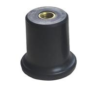 JISADER Rubber Protector for Upright Bass Endpin, Easy Installation with Internal Metal Thread, 8mm