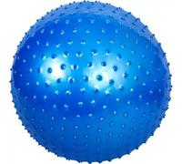 JISADER Rubber Sensory Gymnastics Ball, For Sensory Integration Training - Includes Inflation Pump | Children 12 Months and up - For, Blue - Yoga Ball + Pump + Air Plug, 55cm Massage Model (700g)