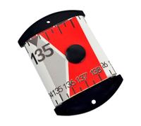 JISADER Ruler, Tape Measure, Portable Accessories, Measuring Tool for Boat And Fishing, Red