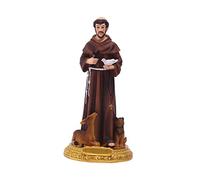 JISADER Saint Francis of Assisi Statue 8.6" Holy Figurine Ornament Indoor Decoration
