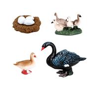 JISADER Sea Playset Animal Life Cycle Model Simulation Toy Teaching Aid Educational Suitable for Gift Giving Home, Black Swan