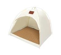 JISADER Semi-enclosed Cat/dog Tent, Pet House, Activity Center, Shade, Portable Kitten Nest, Dog Kennel for Outdoor/indoor Dogs, Camping