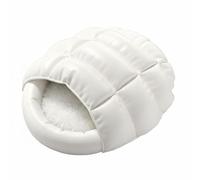 JISADER Semi-Enclosed Cat Sleeping Bag Winter, Portable Cat Bed for Travel, 360 Wrap Design with Non-Slip Bottom, Tear-Resistant Material for Anxious Cats, Sleeping Bag